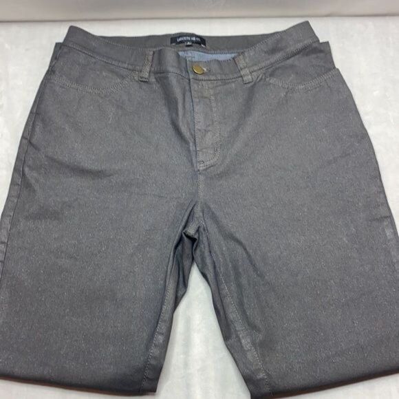 Lafayette 148 New York High Rise Wide Leg Trousers - Picture 6 of 11